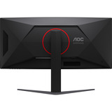 AOC CU34G4CA 34" Moniteur UltraWide gaming incurvé  Noir, 2x HDMI, 1x DisplayPort, USB, Audio, 180 Hz