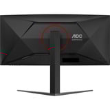 AOC CU34G4Z 34" Moniteur UltraWide gaming incurvé  Noir (Mat), 2x HDMI, DisplayPort, 2x USB-A, USB-B, 240 Hz