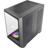 Antec C3 ARGB boîtier midi tower Noir | 1x USB-A | 1x USB-C | Window