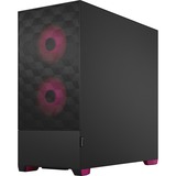 Fractal Design Pop Air RGB boîtier midi tower Noir/Magenta | 2x USB-A | RGB | Verre Trempé