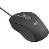 Logitech Signature Wired M520 Mouse for Business, Souris Noir, 400 - 4000 dpi