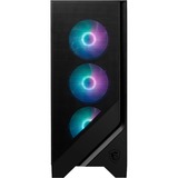 MSI MAG FORGE 320R AIRFLOW boîtier midi tower Noir | 2x USB-A | RGB | Window