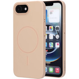 Mobiparts iPhone 16e - Slim Line MagSafe, Housse smartphone Beige