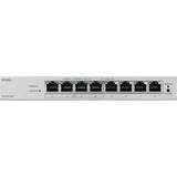 Zyxel 8-Port GbE PoE Web Managed, Switch Gris