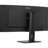iiyama ProLite XCB3497WQSNP-B1 34" Moniteur UltraWide incurvé Noir, 1x DisplayPort, 2x HDMI, 2x USB-C, 2x USB-A, 1x RJ-45, 120 Hz