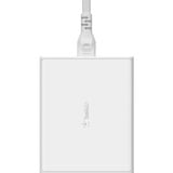 Belkin BOOSTCHARGE PRO 4 ports, Chargeur Blanc, 108W