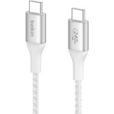 Belkin Câble BOOSTCHARGE USB-C vers USB-C 240W Blanc, 1 mètre