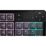 Corsair K55 CORE RGB, clavier gaming Gris clair, Layout États-Unis, Membrane, Layout US, membrane, LED RGB