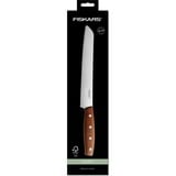 Fiskars Couteau à pain Norr 21 cm Marron/en acier inoxydable