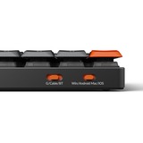 Keychron K3 Max-H3Z, clavier Gris/Noir, Layout BE, Gateron Low Profile 2.0 Mechanical Brown, RGB leds 75%, Double-shot ABS, Hot-swappable, Bluetooth, 2.4GHz