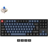 Keychron K8 Pro-J2, clavier Noir, Layout BE, Gateron G Pro Blue, LED RGB, TKL, Double-shot PBT, Hot-swappable, Bluetooth