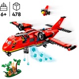 LEGO City - L’avion de sauvetage des pompiers, Jouets de construction 60413