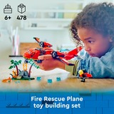 LEGO City - L’avion de sauvetage des pompiers, Jouets de construction 60413