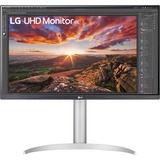 LG 27UP85NP-W 27" 4K UHD Moniteur  Blanc/Argent, 2x HDMI, DisplayPort, 2x USB-A, USB-C