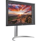 LG 27UP85NP-W 27" 4K UHD Moniteur  Blanc/Argent, 2x HDMI, DisplayPort, 2x USB-A, USB-C