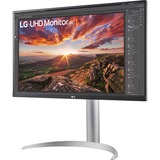 LG 27UP85NP-W 27" 4K UHD Moniteur  Blanc/Argent, 2x HDMI, DisplayPort, 2x USB-A, USB-C