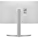 LG 27UP85NP-W 27" 4K UHD Moniteur  Blanc/Argent, 2x HDMI, DisplayPort, 2x USB-A, USB-C