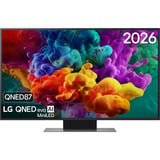 LG QNED87 evo AI 50" 4K Ultra HD TV Noir, 4x HDMI, 2x USB, sortie optique, Bluetooth, LAN, WLAN, CI+, HDR10, Dolby Vision
