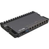 MikroTik Défonceuse robuste RB5009 (RB5009UPr+S+IN), Routeur Noir, Unité centrale Marvell ARMADA 7040, PoE, SFP+