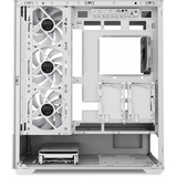 Sharkoon  boîtier midi tower Blanc | 2x USB-A | 1x USB-C | RGB | Verre Trempé