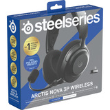 SteelSeries Arctis Nova 3P casque gaming over-ear Noir, PlayStation 5, PlayStation 4, mobile, PC et Switch, 2,4 GHz / Bluetooth 5.3