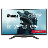 iiyama G-Master Red Eagle GCB2784HSU-B1 27" Moniteur gaming incurvé Noir, 1x DisplayPort, 2x HDMI, 2x USB-A, 240 Hz