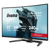 iiyama G-Master Red Eagle GCB2784HSU-B1 27" Moniteur gaming incurvé Noir, 1x DisplayPort, 2x HDMI, 2x USB-A, 240 Hz