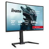 iiyama G-Master Red Eagle GCB2784HSU-B1 27" Moniteur gaming incurvé Noir, 1x DisplayPort, 2x HDMI, 2x USB-A, 240 Hz
