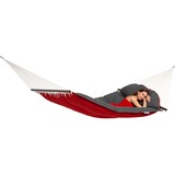 Amazonas Fat Hammock Red, Hamac Rouge/gris, Hamac suspendu, 200 kg, 2 personne(s), Polyester, Polypropylène (PP), Gris, Rouge, 3650 mm