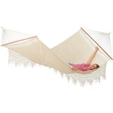 Amazonas Palacio, Hamac Blanc, Hamac suspendu, 200 kg, 3 personne(s), Coton, Blanc, 3600 mm