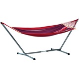 Amazonas Summer Set, Hamac Rouge/Violet, Hamac avec cadre, 120 kg, 1 personne(s), Coton, Polyester, Acier, Multicolore, Acier