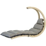 Amazonas Swing Lounger Anthracite, Chaise accrochante Anthracite/taupe, Chaise bain de soleil, Sans support, Intérieur & extérieur, Gris, Polyester, Polypropylène (PP), 120 kg