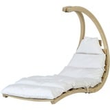 Amazonas Swing Lounger Creme, Chaise accrochante Crème, Chaise bain de soleil, Sans support, Intérieur & extérieur, Beige, Polyester, Polypropylène (PP), 120 kg