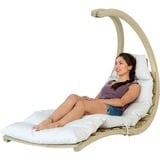 Amazonas Swing Lounger Creme, Chaise accrochante Crème, Chaise bain de soleil, Sans support, Intérieur & extérieur, Beige, Polyester, Polypropylène (PP), 120 kg