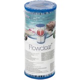 Bestway Cartouche Filtrante (I) Blanc/Bleu, Pompe à cartouche filtrante, Bleu, Blanc, 1249 l/h, 1,2 m³/h, 90 mm, 8 cm