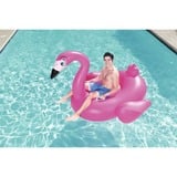 Bestway Grand Flamant rose gonflable, Animal de piscine rose fuchsia, 170 x 158 x 141 cm