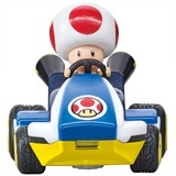 Carrera Nintendo Mario Kart - Mini - Toad, Voiture télécommandée Blanc/Bleu, 2,4 GHz