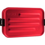 SIGG Metal Box Plus S, Lunch-Box Rouge, Boîte de rangement alimentaire, Adulte, Rouge, Aluminium, Monochromatique, Rectangulaire