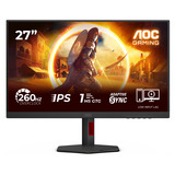 AOC 27G4ZR 27" Moniteur gaming Noir/rouge, 1x DisplayPort, 2x HDMI, 260 Hz, (OC)