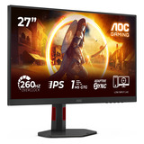 AOC 27G4ZR 27" Moniteur gaming Noir/rouge, 1x DisplayPort, 2x HDMI, 260 Hz, (OC)