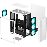 DeepCool CC560 V2 boîtier midi tower Blanc | 2x USB-A | Verre Trempé