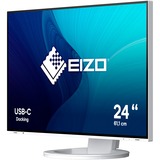 EIZO FlexScan EV2485-WT 24" Moniteur Blanc, 1x DisplayPort, 1x HDMI, 1x USB-C, 4x USB-A