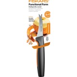 Fiskars Functional Form Eplucheur courbé 68 mm, Couteau Noir/en acier inoxydable