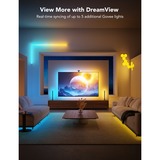 Govee Envisual TV Backlight T2 (10 m), Éclairage d'ambiance RGBIC, Wifi, Bluetooth, pour les téléviseurs de 75 à 85 pouces