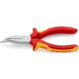 KNIPEX Pince demi-ronde avec tranchant 25 26 160 isolées par gaines bi-matière, certifiées VDE