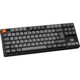 Keychron K8 Max-J3Z RGB clavier mécanique Noir, Layout BE (AZERTY), Keychron Super Brown, 80% (TKL), Hot-swappable, Bluetooth, 2.4GHz