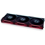 Lian Li UNI FAN TL 120 LCD ventilateurs de boîtier RGB  Noir, 3 pièces, 120 x 124 x 28 mm, PWM, contrôleur inclus