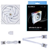 Lian Li UNI FAN TL 120 White Single Pack, Ventilateur de boîtier Blanc