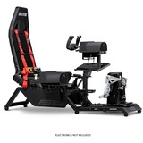 Next Level Racing Flight Simulator, Siège gaming Noir/Rouge