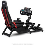 Next Level Racing Flight Simulator, Siège gaming Noir/Rouge